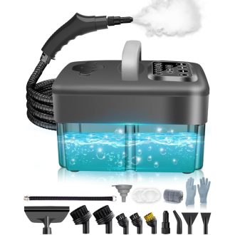   mecmic Hordozható Gőztisztító 2500W 120°C Gyors Felmelegítés 1.6L Tartály