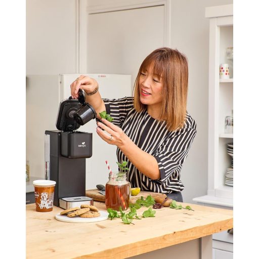 SENYA Tea Time Pro érintőképernyős teafőző 3 teafajtához 1,2L tartály automata vízkövetkeztetéssel