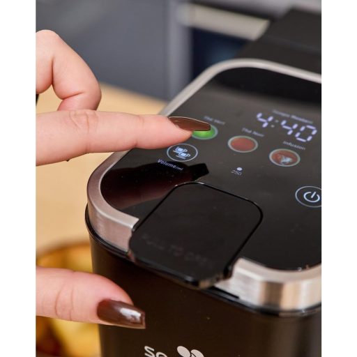 SENYA Tea Time Pro érintőképernyős teafőző 3 teafajtához 1,2L tartály automata vízkövetkeztetéssel