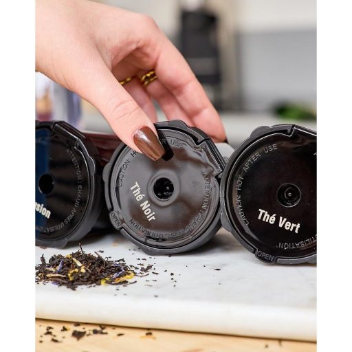 SENYA Tea Time Pro érintőképernyős teafőző 3 teafajtához 1,2L tartály automata vízkövetkeztetéssel