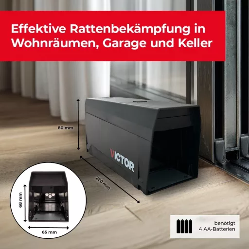 PROTECT HOME 6000V Elektromos Egércsapda Biztonságos Kártevőirtás