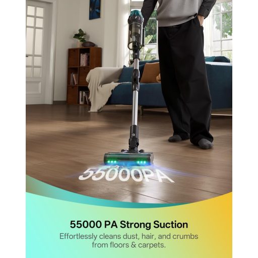 Vexilar V15Max Vezeték Nélküli Porszívó Mop Funkcióval, 55KPA, 60 Perc Üzemidő