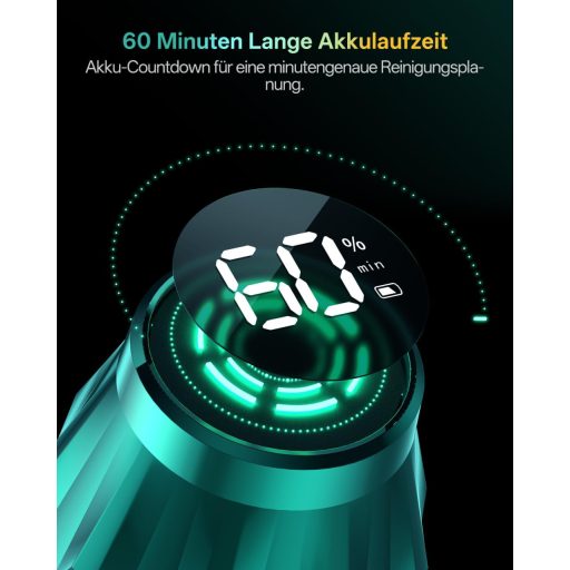 Vexilar V15Max Vezeték Nélküli Porszívó Mop Funkcióval, 55KPA, 60 Perc Üzemidő