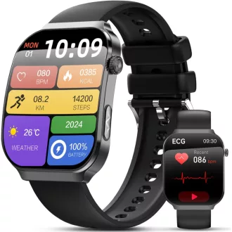   Lgnitek 2026 Smartwatch ECG + HRV Egészségmérő Óra Android iOS-hez