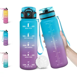   Motswedi 500ml BPA-mentes kullancscsap, időjelöléssel, szivárgatásmentes ivópalack gyerekeknek