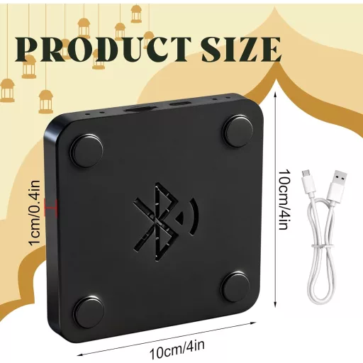 Mason Life Kaaba Ajtó Hűtőmágnes Surah Hanglejátszóval USB-C Töltéssel
