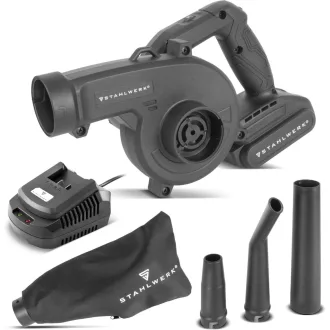   STAHLWERK 2in1 Akkus Lombfúvó és Porszívó 20V 2Ah Brushless