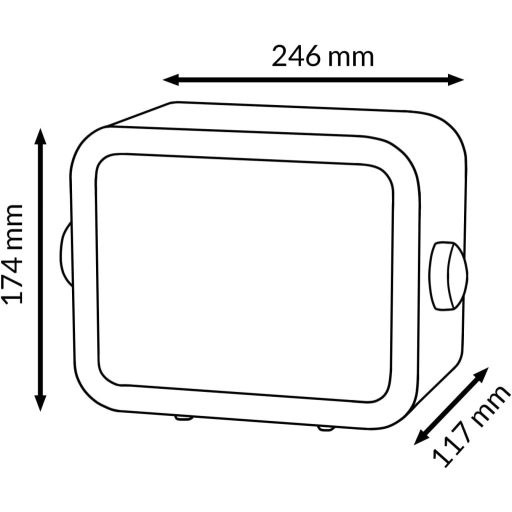 M Mimotec 1500W Kerámia Ventilátoros Fűtőgép 3 Fokozat Termosztát Csendes