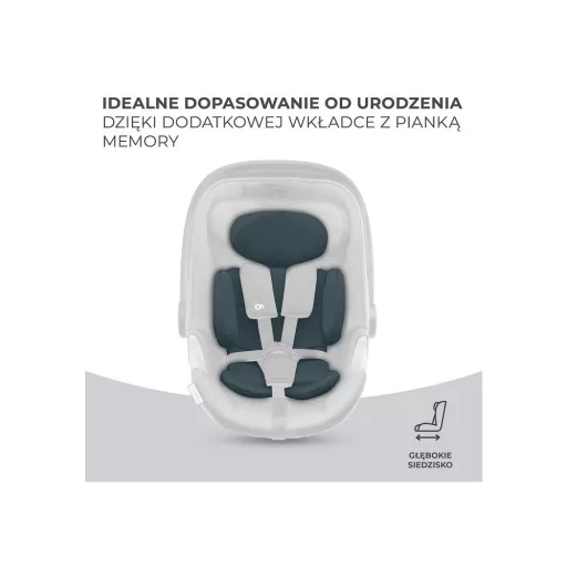 Kinderkraft I-Care i-Size autosjedalica 0-13 kg Crna 40-87 cm, bez ISOFIX baze