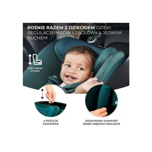 Kinderkraft I-Care i-Size autosjedalica 0-13 kg Crna 40-87 cm, bez ISOFIX baze