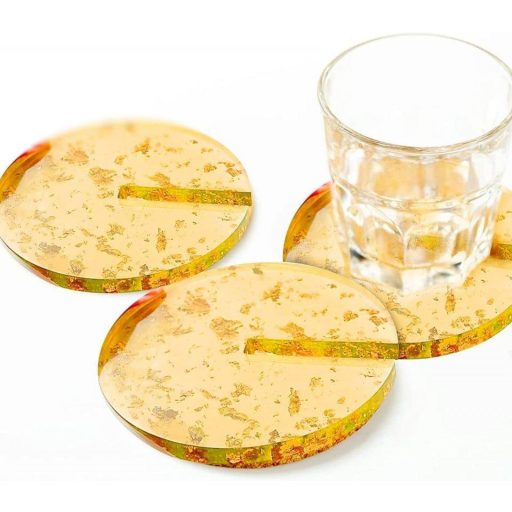 Set za izradu podmetača od bijelog silikona - DIY hobi set od 6 komada