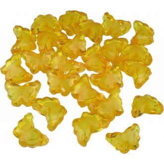 AERZETIX 20 darabos dekoratív sárga műanyag flyer szett