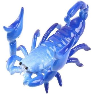   Penar din plastic în formă de Scorpion Albastru - Un accesoriu școlar unic