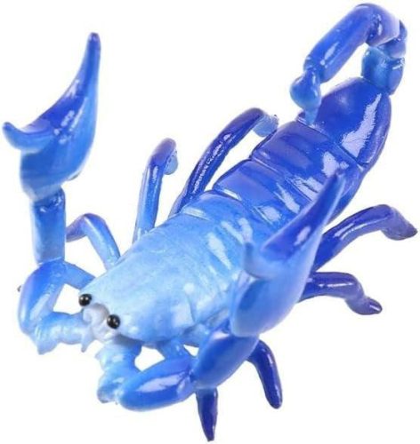 Penar din plastic în formă de Scorpion Albastru - Un accesoriu școlar unic
