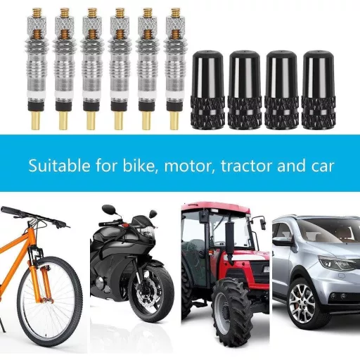 Presta-Dunlop Szelep Átalakító Szett 20db - Bicikli Kiegészítő