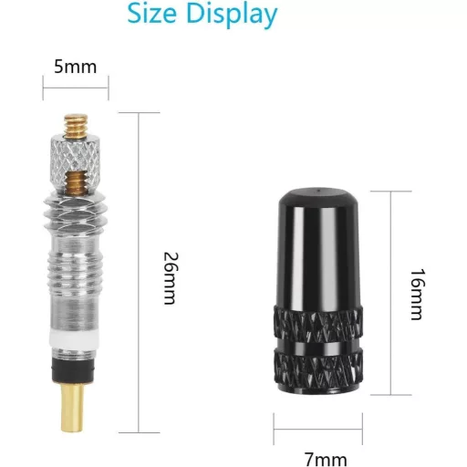 Presta-Dunlop Szelep Átalakító Szett 20db - Bicikli Kiegészítő